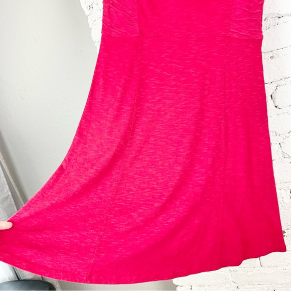 Toad & Co Sama Sama Dress Hot Pink Sleeveless Small - Picture 7 of 9